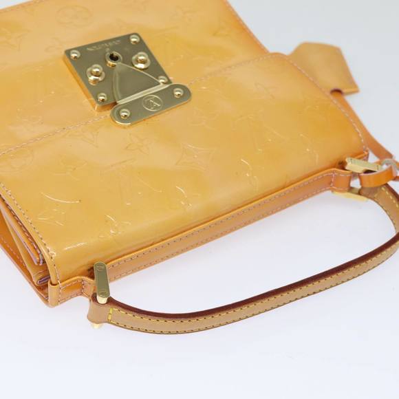 LOUIS VUITTON Vernis Spring Street Hand Bag Marshmallow Pink M91033 Auth 80345 - Picture 6 of 16